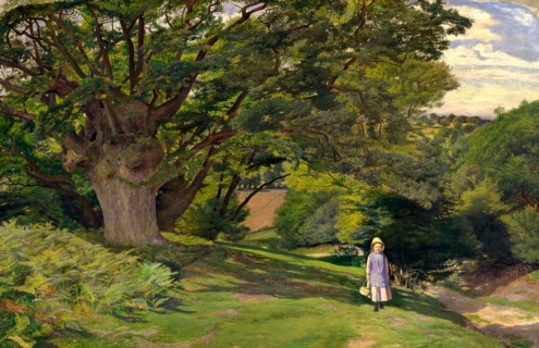 Hayes Common Signed and dated, lower right: "W. Millais 1853", William Henry Millais, 1828-1899,