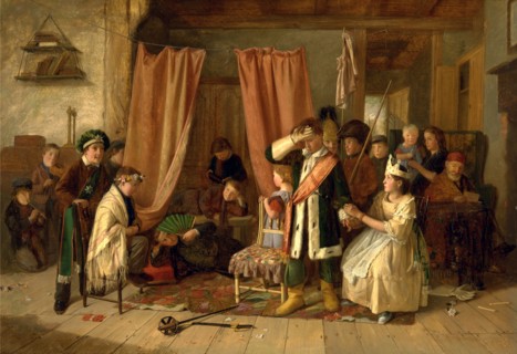 Children Acting the 'Play Scene' from "Hamlet," Act II, Scene ii Children Acting the Play Scene,