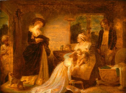 The Seven Ages of Man: The Infant, 'As You Like It,' II, vii, Robert Smirke, 1752-1845, British