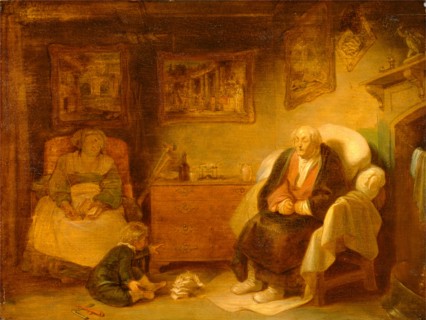The Seven Ages of Man: Second Childishness, 'As You Like It,' II, vii, Robert Smirke, 1752-1845,