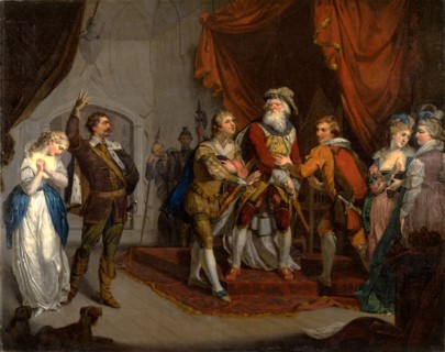 Cordelia Championed by the Earl of Kent, from Shakespeare's "King Lear," I, i Cordelia championed