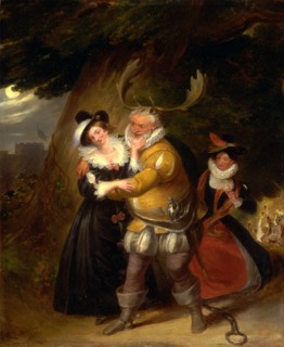 Falstaff at Herne's Oak, from "The Merry Wives of Windsor," Act V, Scene v Falstaff at Herne's Oak,