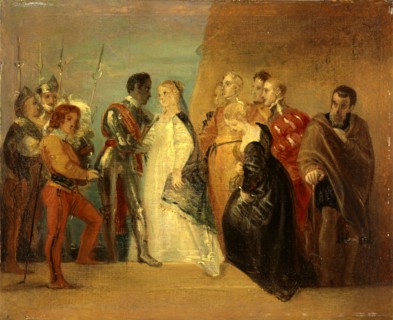The Return of Othello, 'Othello,' Act II, Scene II Othello, the Moor of Venice, Thomas Stothard,