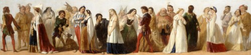 Procession of Characters from Shakespeare's Plays A Procession of Shakespeare Characters, unknown