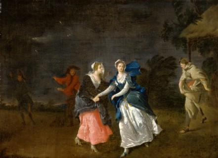 Mrs. Cibber as Cordelia, Pieter van Bleeck, 1700-1764, Dutch