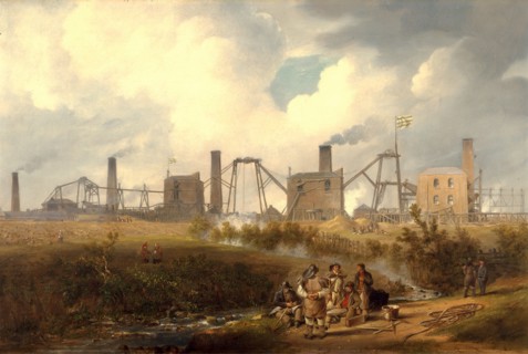 A View of Murton Colliery near Seaham, County Durham Signed and dated, lower right: "JWCarmichael |