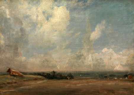 A View from Hampstead Heath (?), London, John Constable, 1776-1837, British