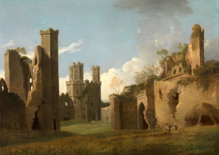 Caernarvon Castle Signed in black paint, lower center: "J [...] Farrington", Joseph Farington,