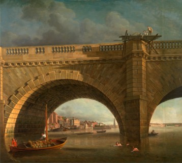 Arches of Westminster Bridge Westminster Bridge, London Samuel Scott, ca. 1702-1772, British