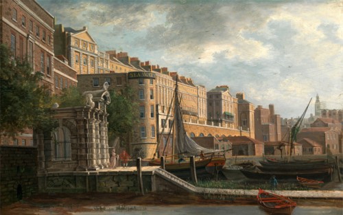 York Water-Gate and the Adelphi, Daniel Turner, active 1782-1805, British