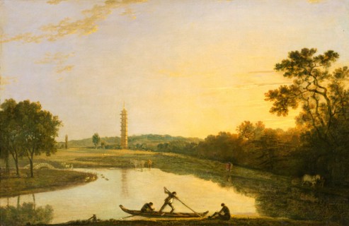 Kew Gardens: The Pagoda and Bridge, Richard Wilson, 1714-1782, British