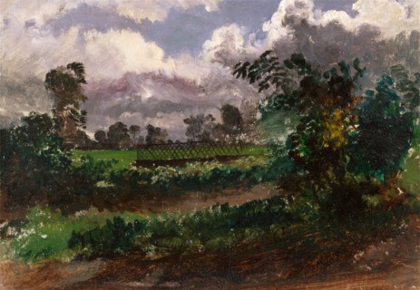 A View across the Artist's Garden from his House at Exmouth, Devonshire, Francis Danby, 1793-1861,