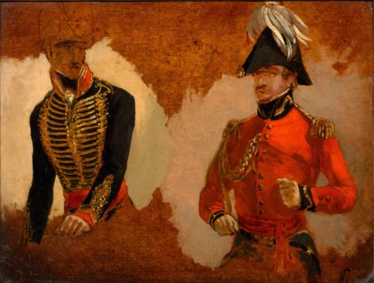 Studies of Royal Horse Artillery Uniform, and of an A.D.C. to the Commander-in-Chief: a study for
