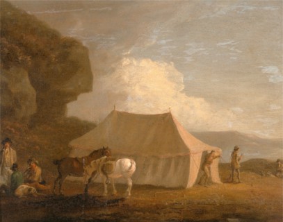 The Shooting Party, Julius Caesar Ibbetson, 1759-1817, British