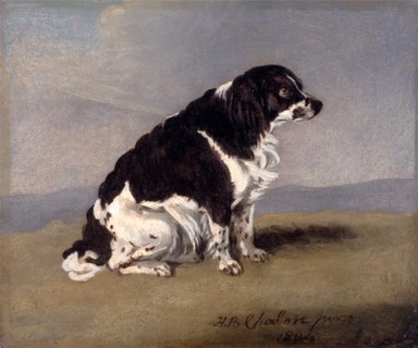 The Duchess of York's Spaniel Signed and dated, lower right: "H. B. Chalon | 1804", Henry Bernard