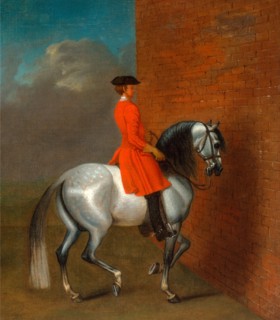 An Exercise in Haute Ecole: the Passage to the Left along a Wall, after Vanderbank, unknown artist,