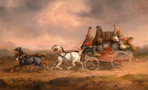 Mail Coaches on the Road: the Louth-London Royal Mail progressing at Speed The Louth to London
