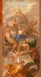 A Sketch of Gratitude Crowned by Peace, with Other Allegorical Figures of Industry, Fame and