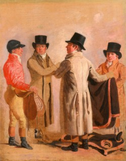 The Jockey Frank Buckle, the Owner-Breeder John Wastell, his Trainer Robert Robson, and a