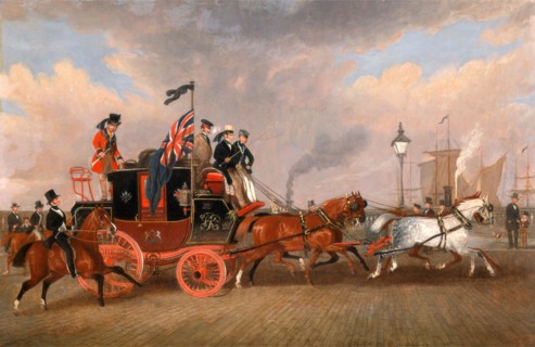 The Last of the Mail Coaches at Newcastle upon Tyne `The Last of the Mail Coaches': the