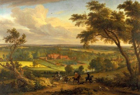 Bifrons Park, Kent Hunting Scene with Brifons Park in the Background, Perhaps Jan van der Vaardt,