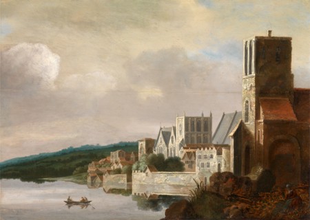 The Thames at Westminster, London Signed and dated in center right: "cd jong [?] [?]" [date