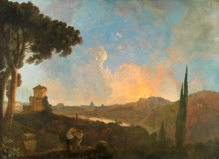 A View of the Tiber with Rome in the Distance, Richard Wilson, 1714-1782, British