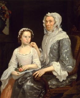 Portrait of an Elderly Lady and a Girl Portrait of an elderly woman and a girl Portrait of an