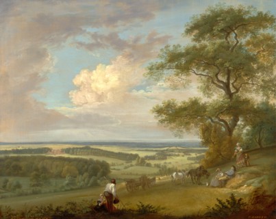 Hackwood Park, Hampshire South-East view of Hackwood, the seat of His Grace the Duke of Bolton