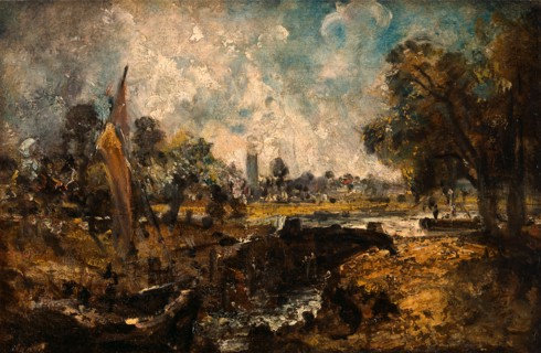 Dedham Lock, John Constable, 1776-1837, British