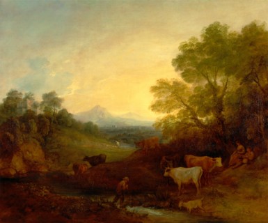 Landscape with Cattle Landscape with Cattle and Figures A Landscape with Cattle and Figures by a