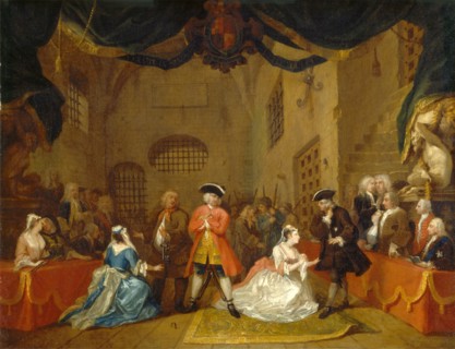 The Beggar's Opera The Beggar's Opera, III, xi signed and dated 1729, William Hogarth, 1697-1764,