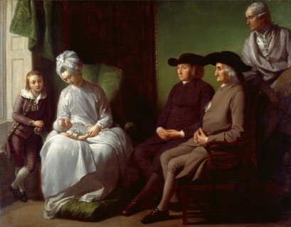 The Artist and His Family The Artist's Family The West Family Signed and dated, lower left: "B.