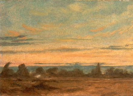Summer - Evening Landscape, Attributed to John Constable, 1776-1837, British
