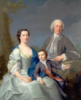 Sir Robert and Lady Smyth with Their Son, Hervey, Attributed to Andrea Soldi, 1703-1771, Italian