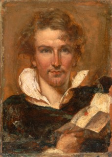 Self-Portrait Inscribed 'VENEZIA' in red, 'Monsieur Etty' and '31 Lombard Street/London' on the