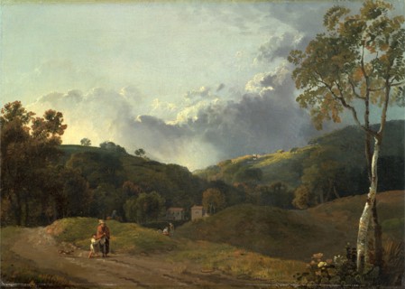 Landscape with Cottagers, George Barret, ca. 1728/32-1784, British
