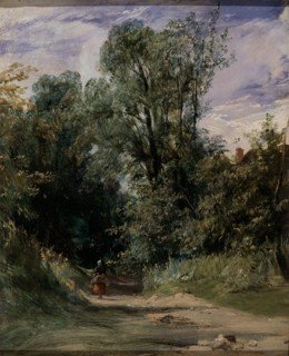 A Wooded Lane, Richard Parkes Bonington, 1802-1828, British