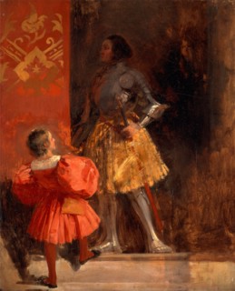 A Knight and Page (Goetz von Berlichingen and his Page George), Richard Parkes Bonington,