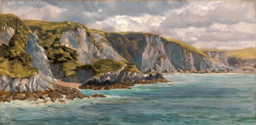 On the Welsh Coast Seascape Dated, upper left: "19 July [6 or 8; symbol historically an 8]2, John