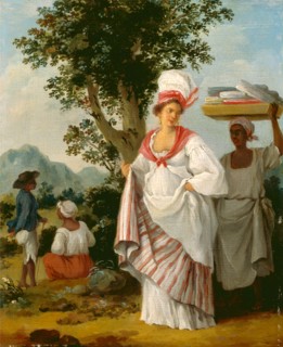 West Indian Creole woman, with her Black Servant A West Indian Creole Woman Attended by her Black