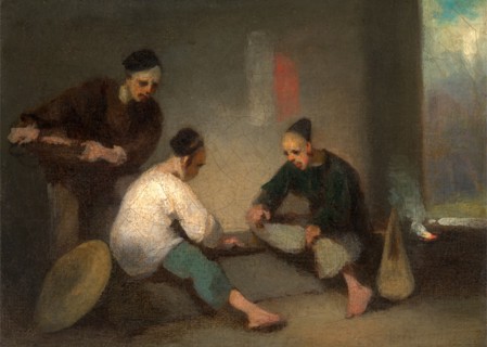 Chinese Gamblers, George Chinnery, 1774-1852, British