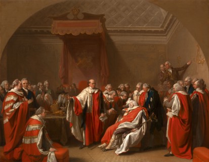 The Death of Chatham The Death of the Earl of Chatham, Benjamin West, 1738-1820, American