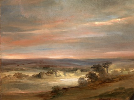 A View on Hampstead Heath, Early Morning A View on Hampstead Heath, Early Morning (?), Attributed