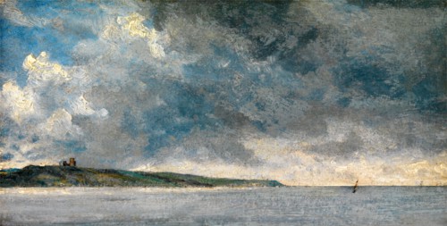 Coastal Scene with Cliffs Coastal Scene with Cliffs and a View of Hadleigh Castle Coastal Scene