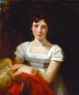 Mary Freer Inscribed in yellow paint, upper right: "Miss Mary Freer" Dated in yellow paint, upper