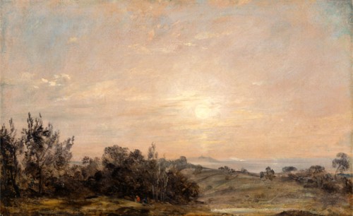 Hampstead Heath looking towards Harrow Hampstead Heath at Sunset, looking towards Harrow, John