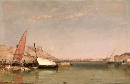 Toulon (?) Signed lower right: "E. W. Cooke R.A.", not dated, Edward William Cooke, 1811-1880,