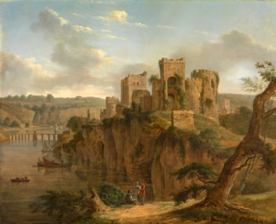 Chepstow Castle, Hendrik Frans de Cort, 1742-1810, German