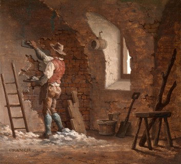 Plasterer Signed, lower left: "CRANCH", John Cranch, 1751-1821, British